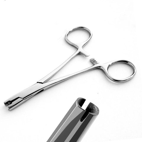 Stainless Steel Piercing Ball Grabber Surface Anchor Forceps Piercing Tools