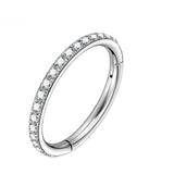 16G ASTM F136 Titanium Septum Clicker Daith Ring Clicker
