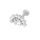 16G ASTM F136 Titanium Cartilage Helix Labret Stud Earring 1963