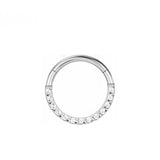 16G ASTM F136 Titanium Septum Clicker Daith Ring Clicker