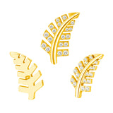 16G ASTM F136 Titanium Leaf Tree Cartilage Helix Labret Stud Earring 2000