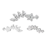16G ASTM F136 Titanium Star Cartilage Helix Labret Stud Earring 1972