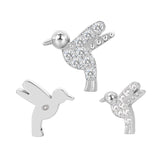 16G ASTM F136 Titanium Humming Bird Cartilage Helix Labret Stud Earring 2003