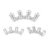 16G ASTM F136 Titanium Cartilage Helix Labret Stud Earring 1962