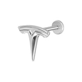 16G ASTM F136 Titanium Tesla Cartilage Helix Labret Stud Earring 2007
