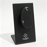 Ear Shape Leather Piercing Jewelry Display for Labret Stud