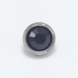 16G ASTM F136 Titanium Labret Stud Dermal Piercing Bezel Cubic Zirconia 3mm 4mm 5mm