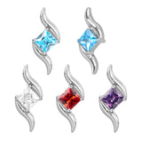 16G ASTM F136 Titanium Cartilage Helix Labret Stud Earring 1988