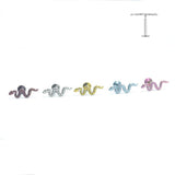 Anodized 16G ASTM F136 Titanium Iron Snake Labret 0228