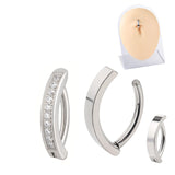 14G ASTM F136 Titanium Clicker Belly Button Ring