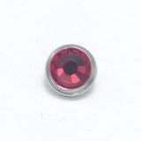 16G ASTM F136 Titanium Labret Stud Dermal Piercing Bezel Cubic Zirconia 3mm 4mm 5mm