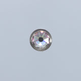16G ASTM F136 Titanium Labret Stud Dermal Piercing Bezel Cubic Zirconia 3mm 4mm 5mm