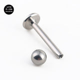 16G G23 Titanium Labret for Lip Tongue Piercing