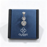 Leather Piercing Jewelry Display with Clip for Septum Nipple Piercing Jewelry