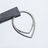 16G ASTM F136 Titanium Septum Clicker Daith Nose Ring Hoop