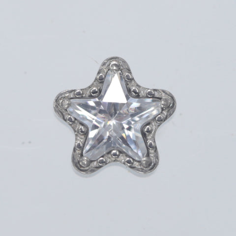 16G ASTM F136 Titanium Larbet Stud Star