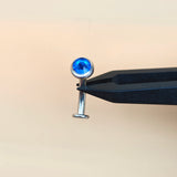 14G ASTM F136 Titanium Floating Belly Button Ring Navel Piercing