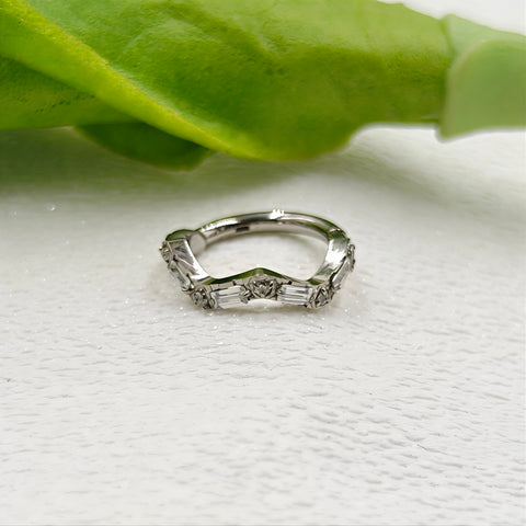 16G ASTM F136 Titanium Waved Hinged Segment Ring Clicker