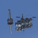 16G ASTM F136 Titanium Labret Stud Threadless Cartilage Jewelry
