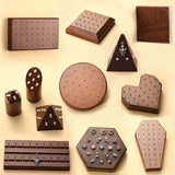 Wood Jewelry Display for Labret Belly Ring Nose Clickers