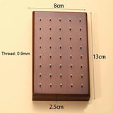 Wood Jewelry Display for Labret Belly Ring Nose Clickers
