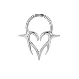 16G ASTM F136 Titanium Tribe Clicker Hinged Segment Ring