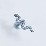 Anodized 16G ASTM F136 Titanium Iron Snake Labret 0228