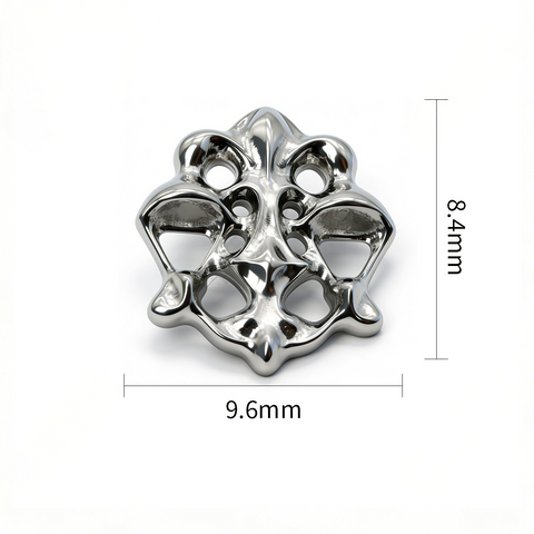 16G ASTM F136 Titanium Tribe Metal Labret Stud Internal Thread