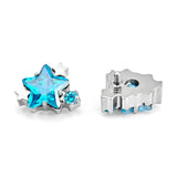 16G ASTM F136 Titanium Star Labret Stud Internal Thread