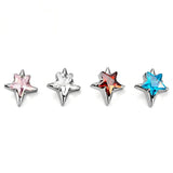 16G ASTM F136 Titanium Spike Cone Star Labret Stud Internal Thread