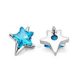 16G ASTM F136 Titanium Spike Cone Star Labret Stud Internal Thread