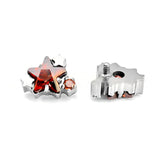 16G ASTM F136 Titanium Star Labret Stud Internal Thread