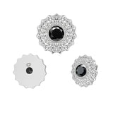16G ASTM F136 Titanium Cartilage Helix Labret Stud Earring 1993
