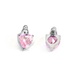 16G ASTM F136 Titanium Heart Arrow Labret Stud Earring