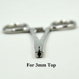 Stainless Steel Piercing Ball Grabber Surface Anchor Forceps Piercing Tools