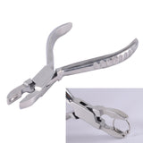 Stainless Steel Piercing Slotted Unlotted Forceps Oval Shape Piercing Tools