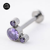 16G Implant Grade Titanium ASTM F136 Micky Mouse Labret Piercing