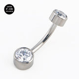 14G Implant Grade Titanium ASTM F136 Belly Button Rings