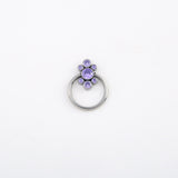Purple Color Captive Bead Ring