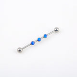 Blue Opal Industrial Piercing Jewelry