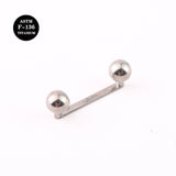 14G ASTM F136 Titanium Surface Barbell Dermal Piercing with Ball