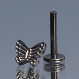 16G ASTM F136 Titanium Labret Butterfly