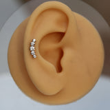 16G ASTM F136 Titanium Cartilage Labret Stud Piercing Jewelry