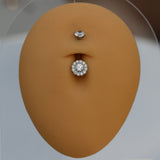 14G ASTM F136 Titanium Belly Button Ring