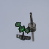 16G ASTM F136 Titanium Labret Stud Piercing Jewelry