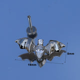 16G ASTM F136 Titanium Labret Stud Bat