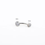 14G Implant Grade Titanium ASTM F136 Belly Button Rings